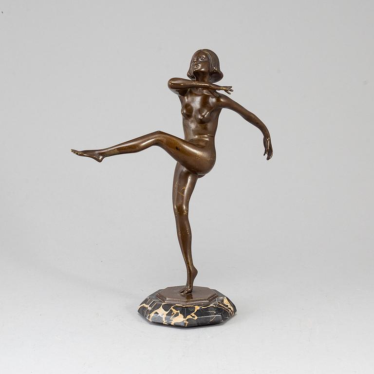 FRANZ FIEDLER, sculpture, bronze, signed Fiedler and dated 1933.