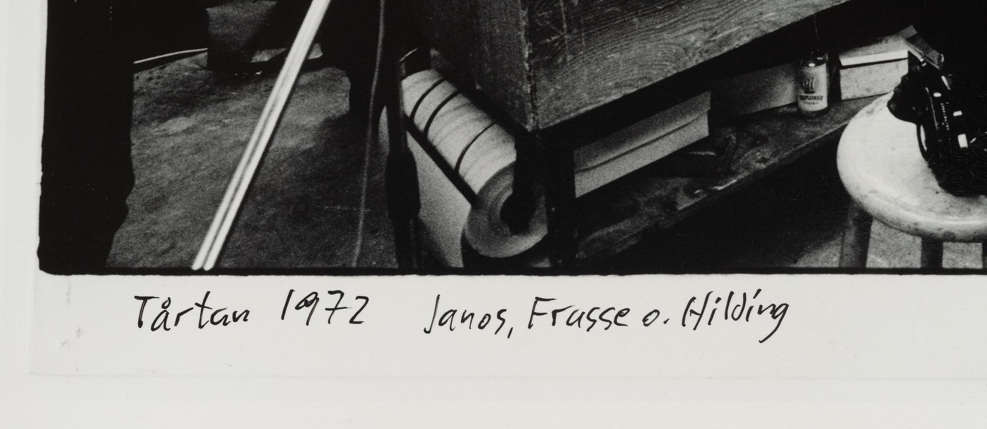 Carl Johan De Geer, "Tårtan 1972 Janos, Frasse and Hilding".