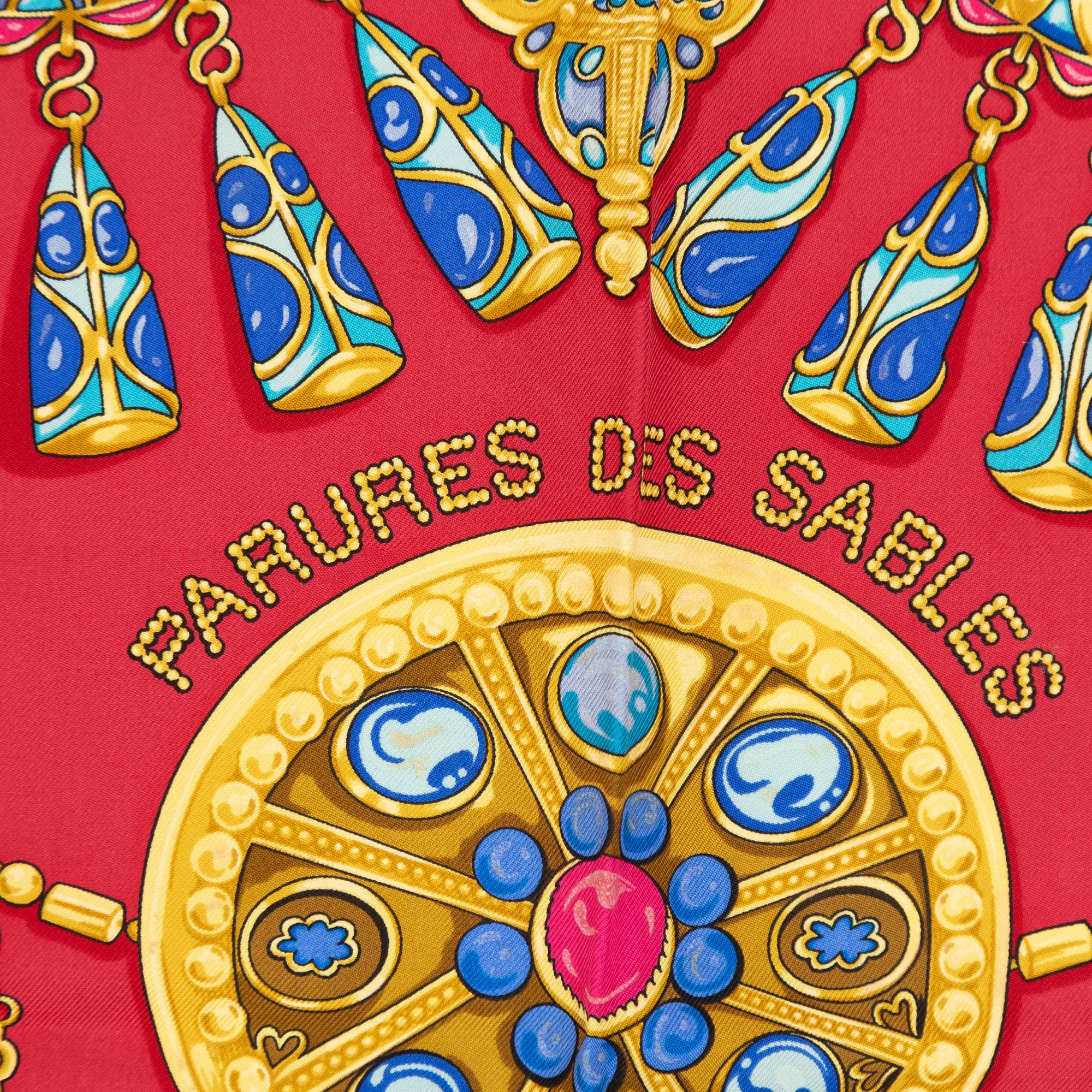 Hermès, scarf, "Parure de sables".