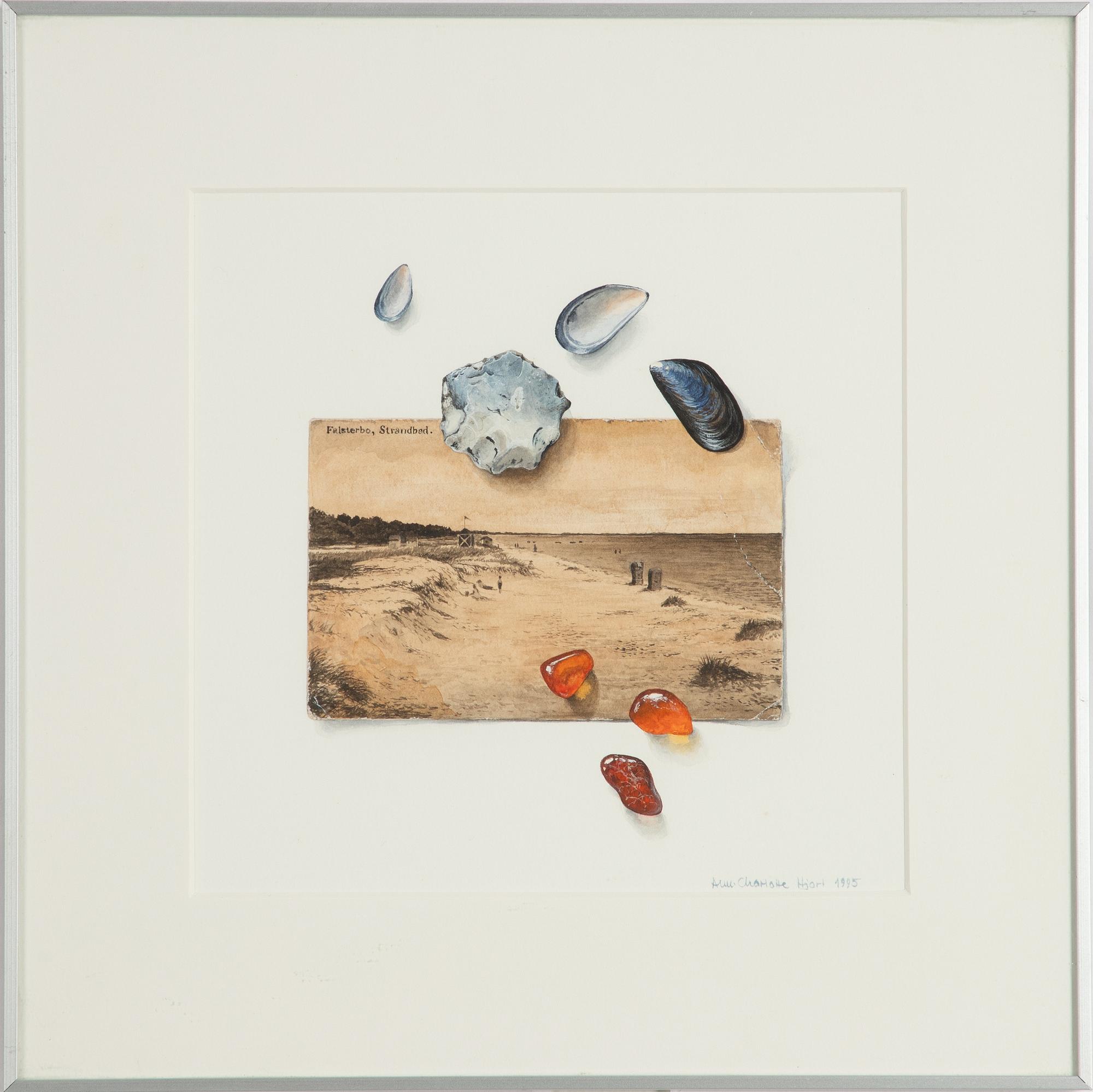 Ann-Charlotte Hjort, akvareller, 3 st.