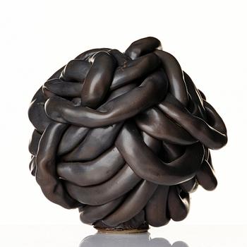 Mårten Medbo, a glazed stoneware sculpture, "Hose", dated 2012.