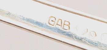 PARTI BESTICK, 97 delar. Silver, bl a GAB.