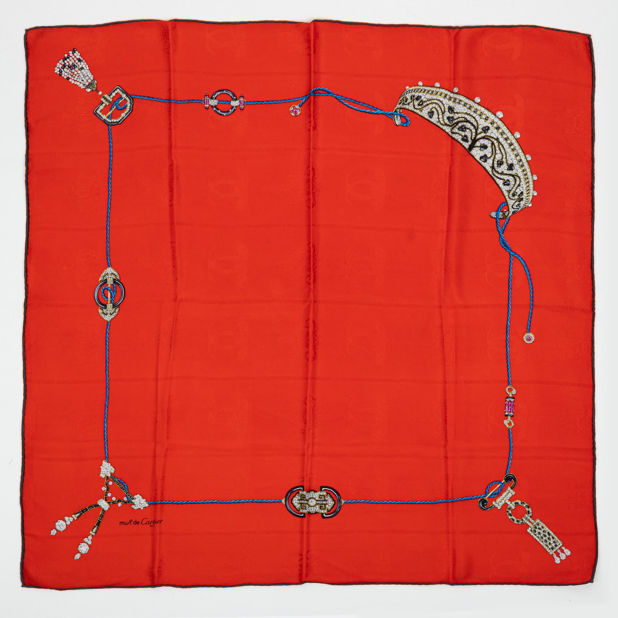Cartier, scarves, 2 st.