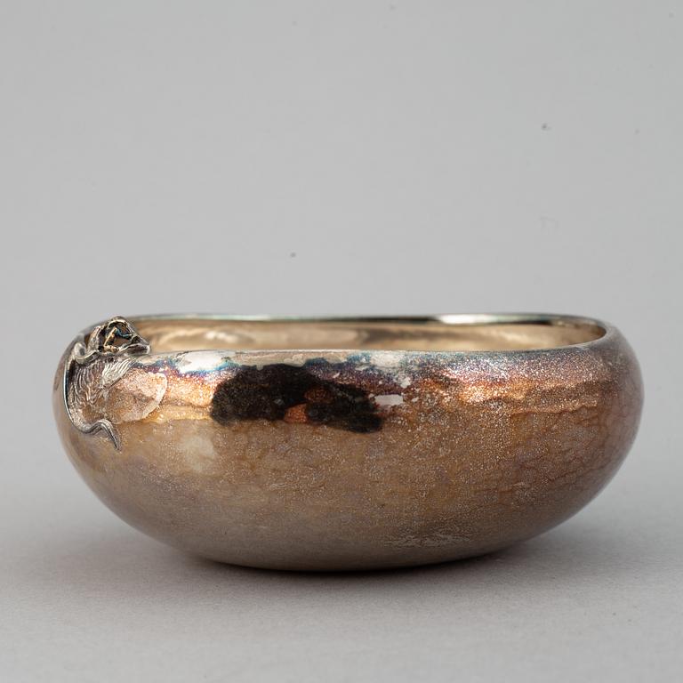 Olle ohlson, skål, silver, Stockholm, 1986.
