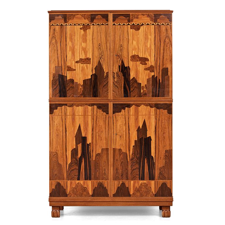 Carl Malmsten, CARL MALMSTEN, a cabinet "Ljus och Mörker" (The Light and The Dark), Sweden 1974.