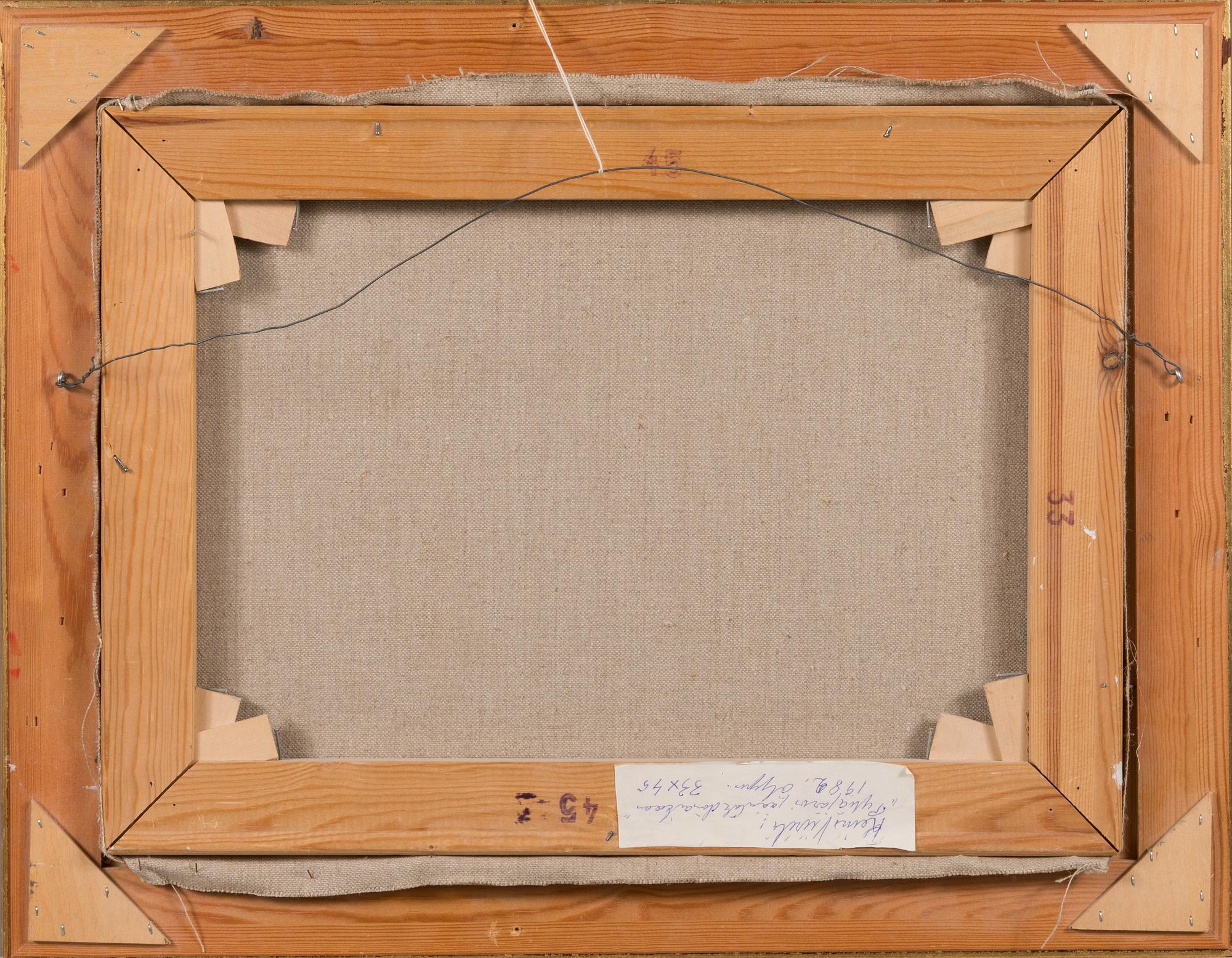 REINO VIIRILÄ, oil on canvas, signed and dated -82.