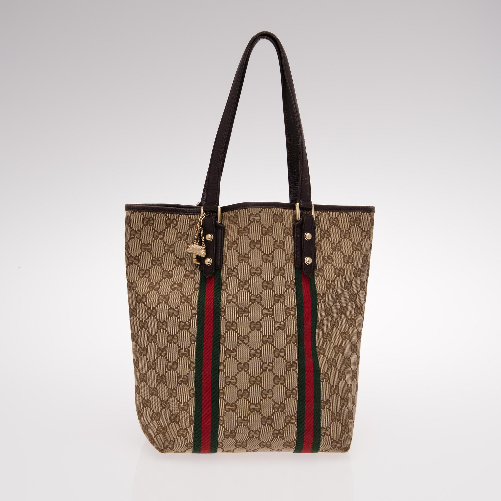 Guccissima Canvas Tote Bag.