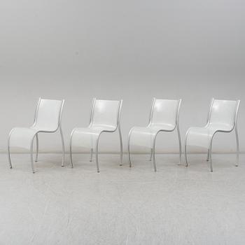 RON ARAD, four 'FPE (Fantastic, Plastic, Elastic)' chairs, Kartell, Italy, late 20th Century.