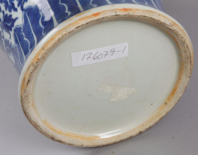 LOCKURNA, porslin, Kina, sen Qing, omkring 1900.