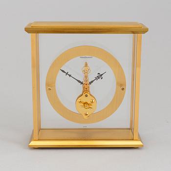 A second half of the 20th century mantle clock, by Jaeger Le Coultre, Schweiz.