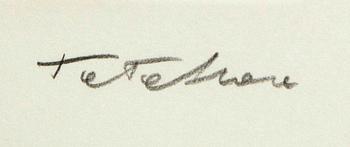 Ernesto Tatafiore, etching signed and numbered 12/60.