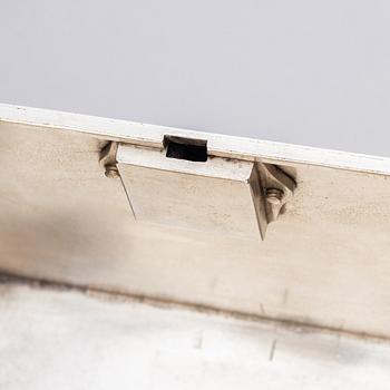 A Swedish 19th century silver sugar-casket, mark of Adolf Zethelius, Stockholm 1826.