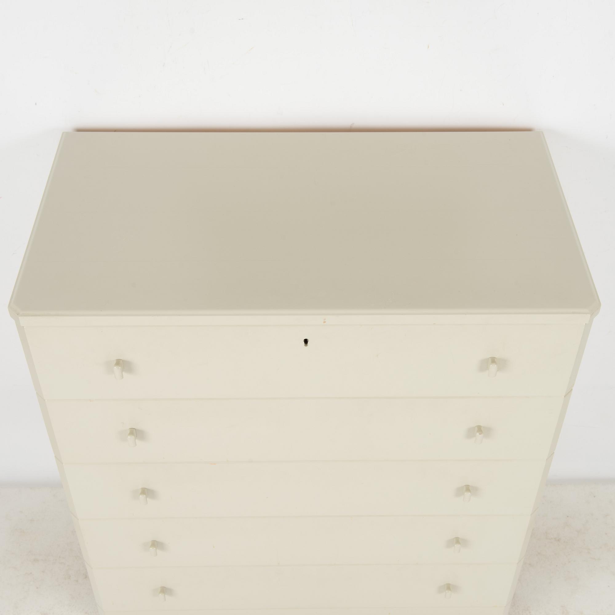Carl Malmsten, a "Vidar" dresser and a "Vidar" mirror, Sweden, second half of the 20th century.