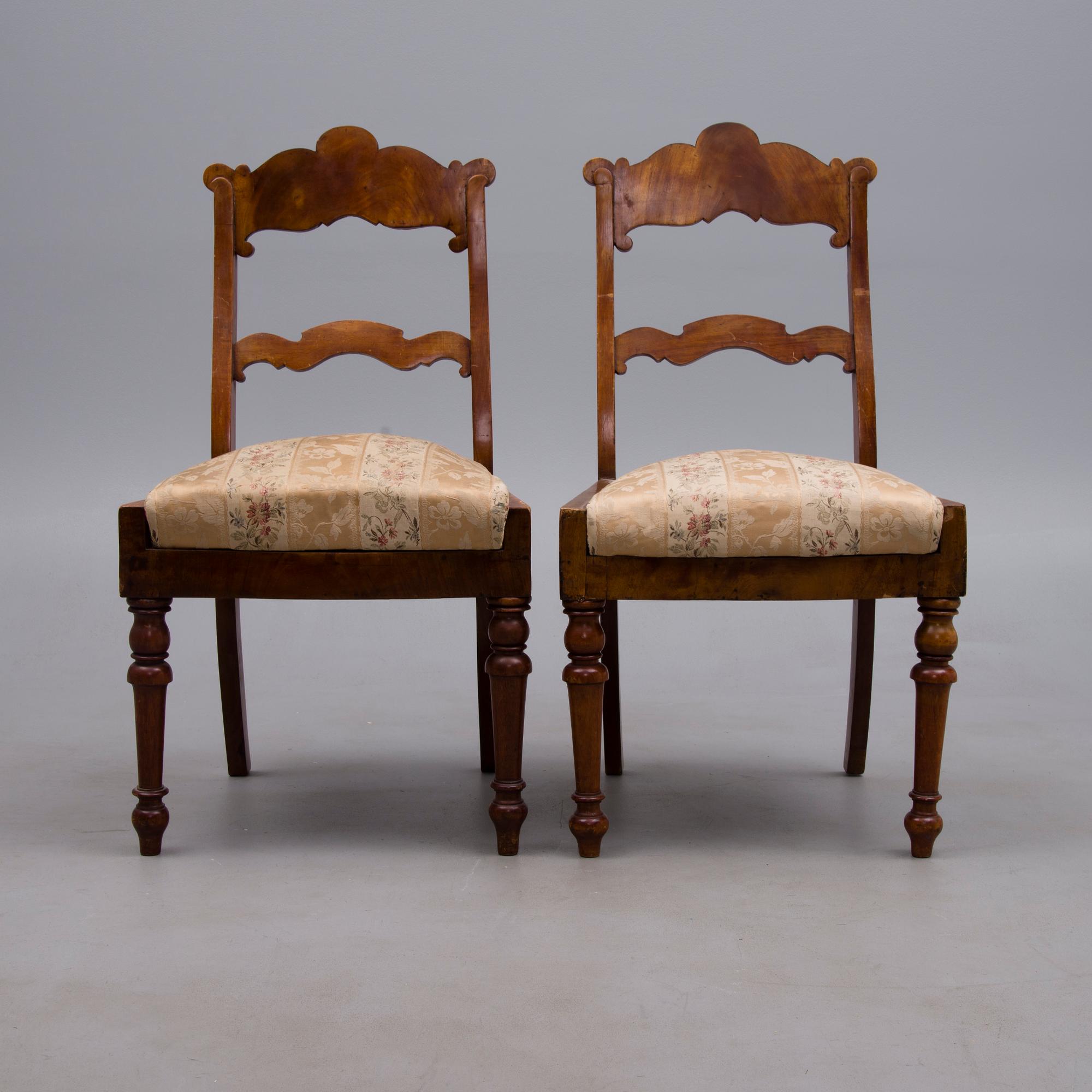 STOLAR, 4 st, senempire, 1800-talets mitt.