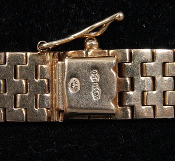 ARMBAND, 18K guld. 28 gram. Till förmån för Stadsmissionen.