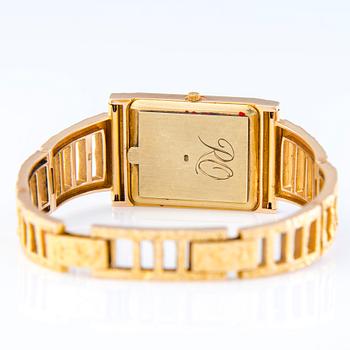 BJÖRN WECKSTRÖM, A 14K gold wristwatch "El Dorado", Lapponia, Finland 1982.