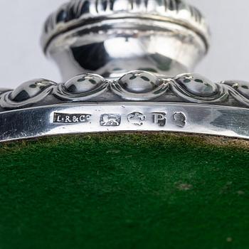 John Roberts & Co, ljusstakar, 4 st, silver, Sheffield 1808.
