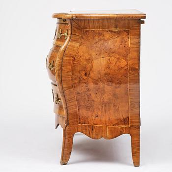 Byrå, Mälardalen, 1700-talets senare del, Rokoko.