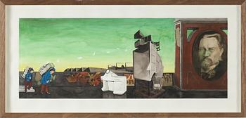 Anders Romare, akvarell, signerad och daterad -06.