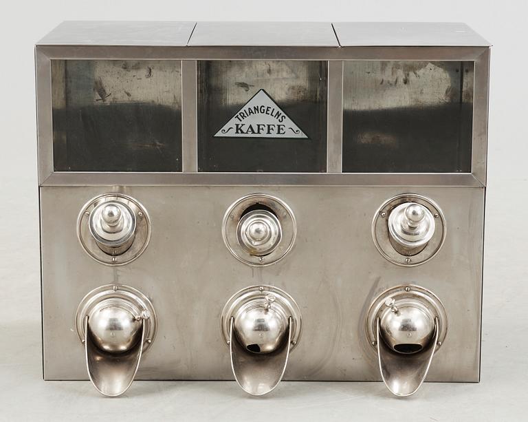 KAFFEAUTOMAT, Triangelkaffe, 1900-talets mitt.