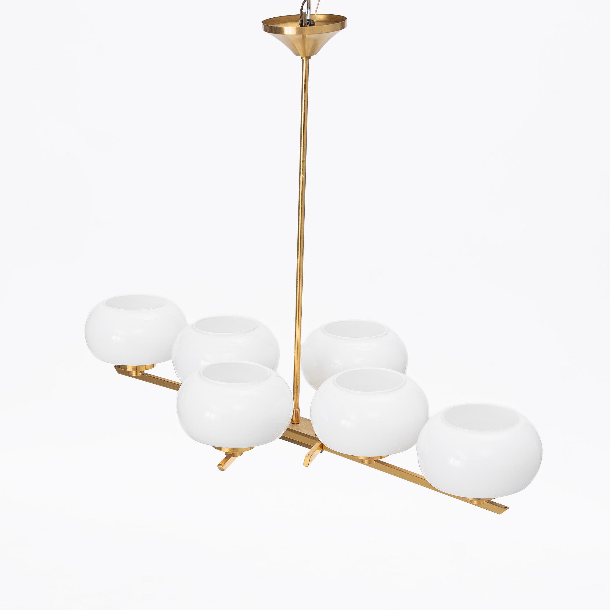 Ceiling lamp, 1950s-60s.