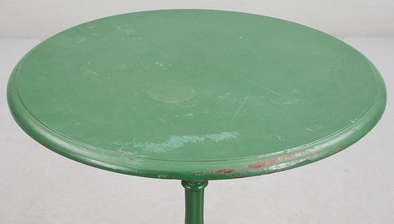 TRÄDGÅRDSBORD, gjutjärn, 1800-talets slut.
