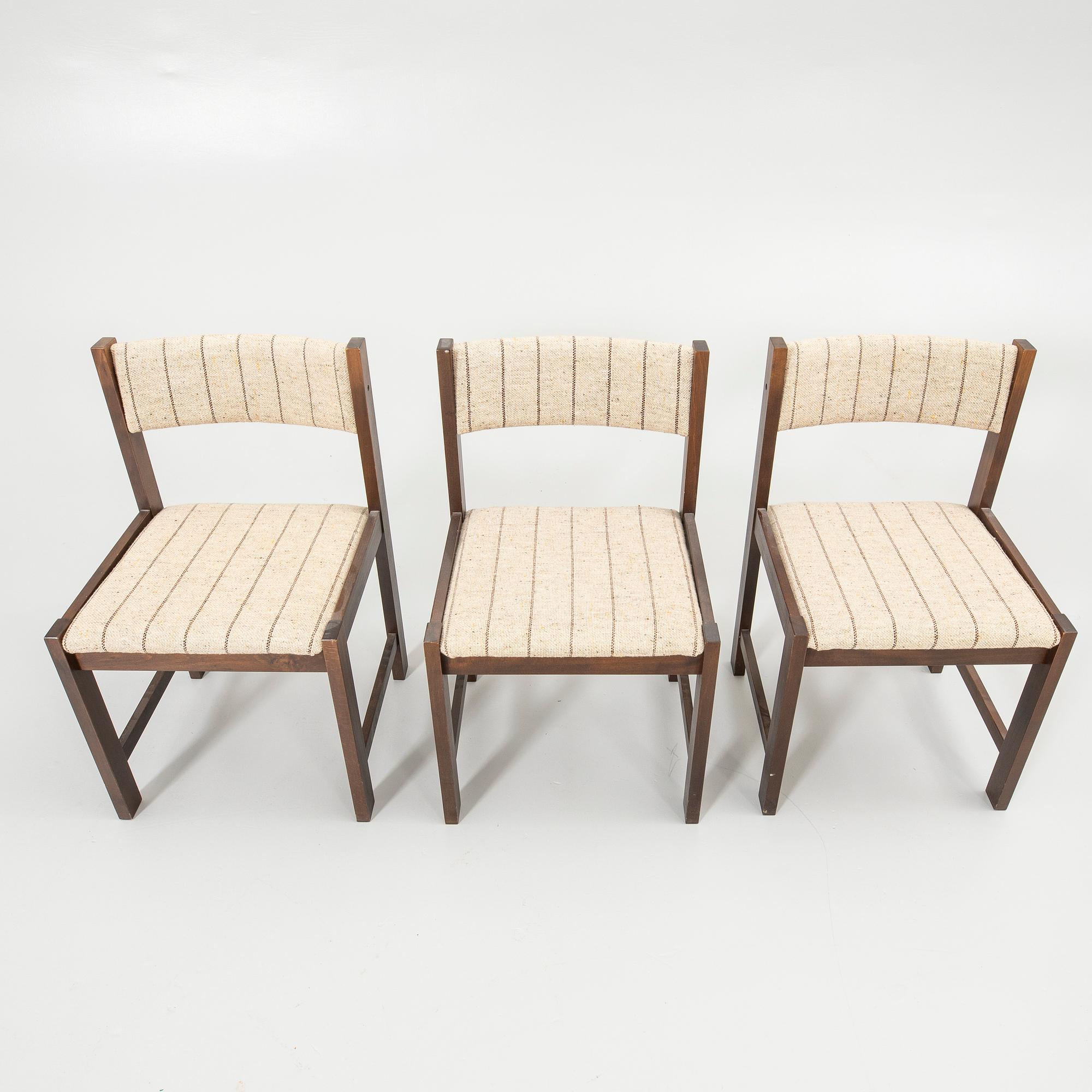 Poul H. Poulsen, dining set, 7 pieces, 1970s, Denmark.