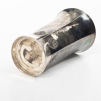 C.G. Hallberg, a silver vase, Stockholm 1919.