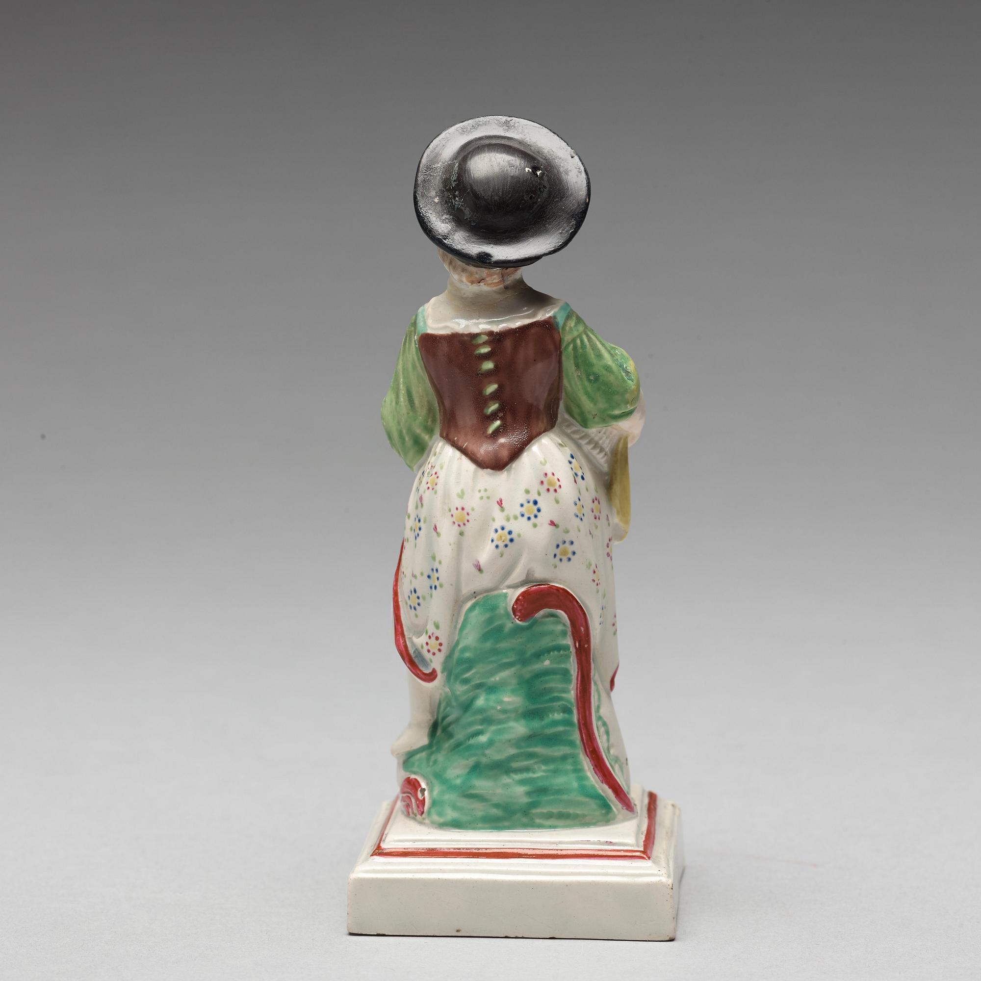 FIGURIN, flintgods. England, omkring 1800.