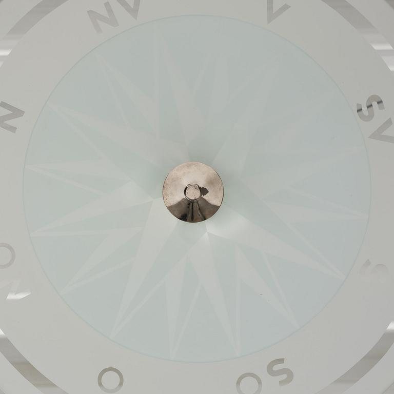 Simon Gate, a ceiling lamp model GD 652, Orrefors, 1930s.
