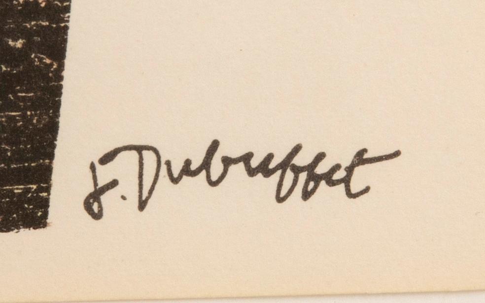 Jean Dubuffet, "The Warrior" 1958.