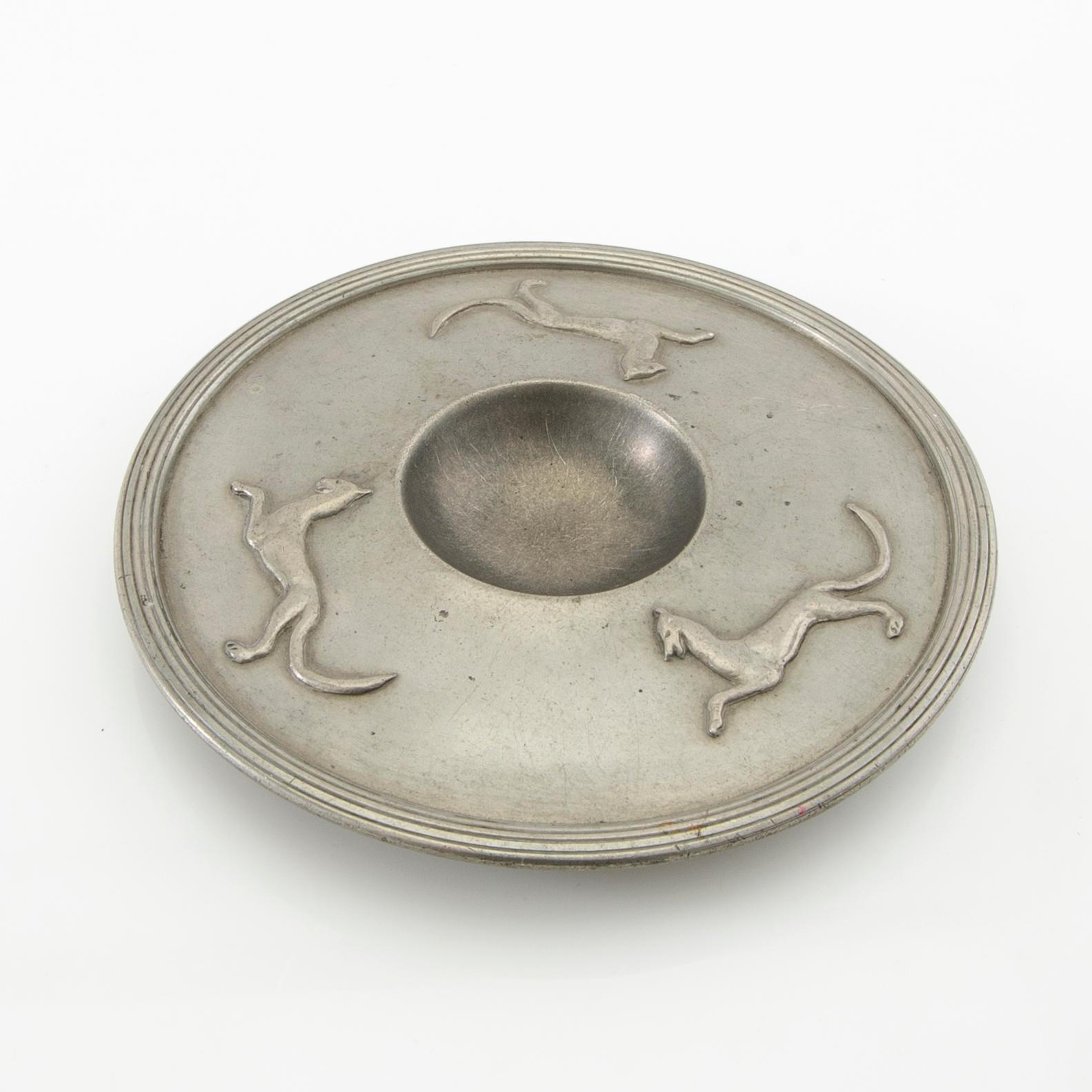 Firma Svenskt Tenn, a pewter ashtray, Stockholm 1927, model "A 307", probably by Estrid Ericson or Nils Fougstedt.