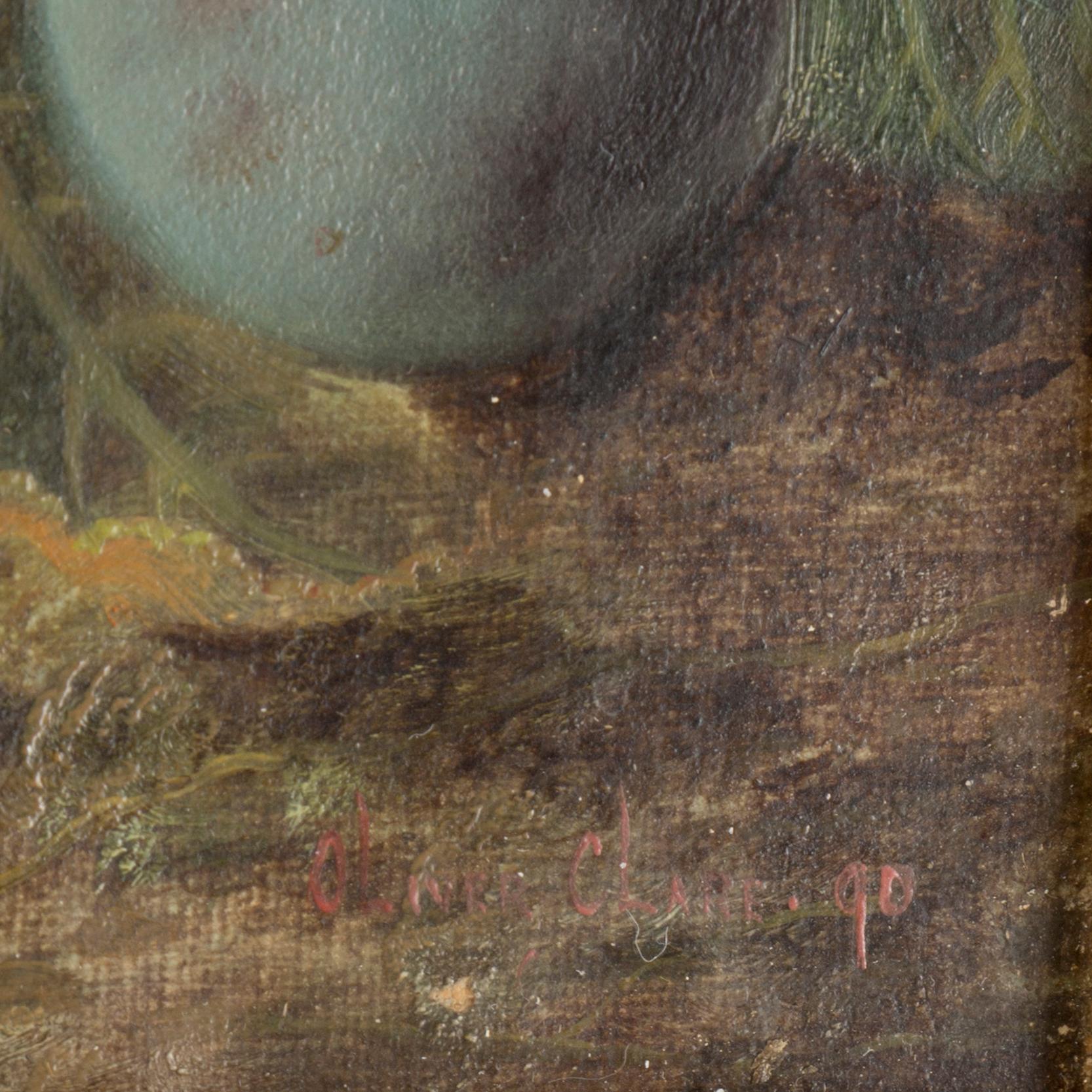 OLIVER CLARE, oil on canvas, signed and dated 90.