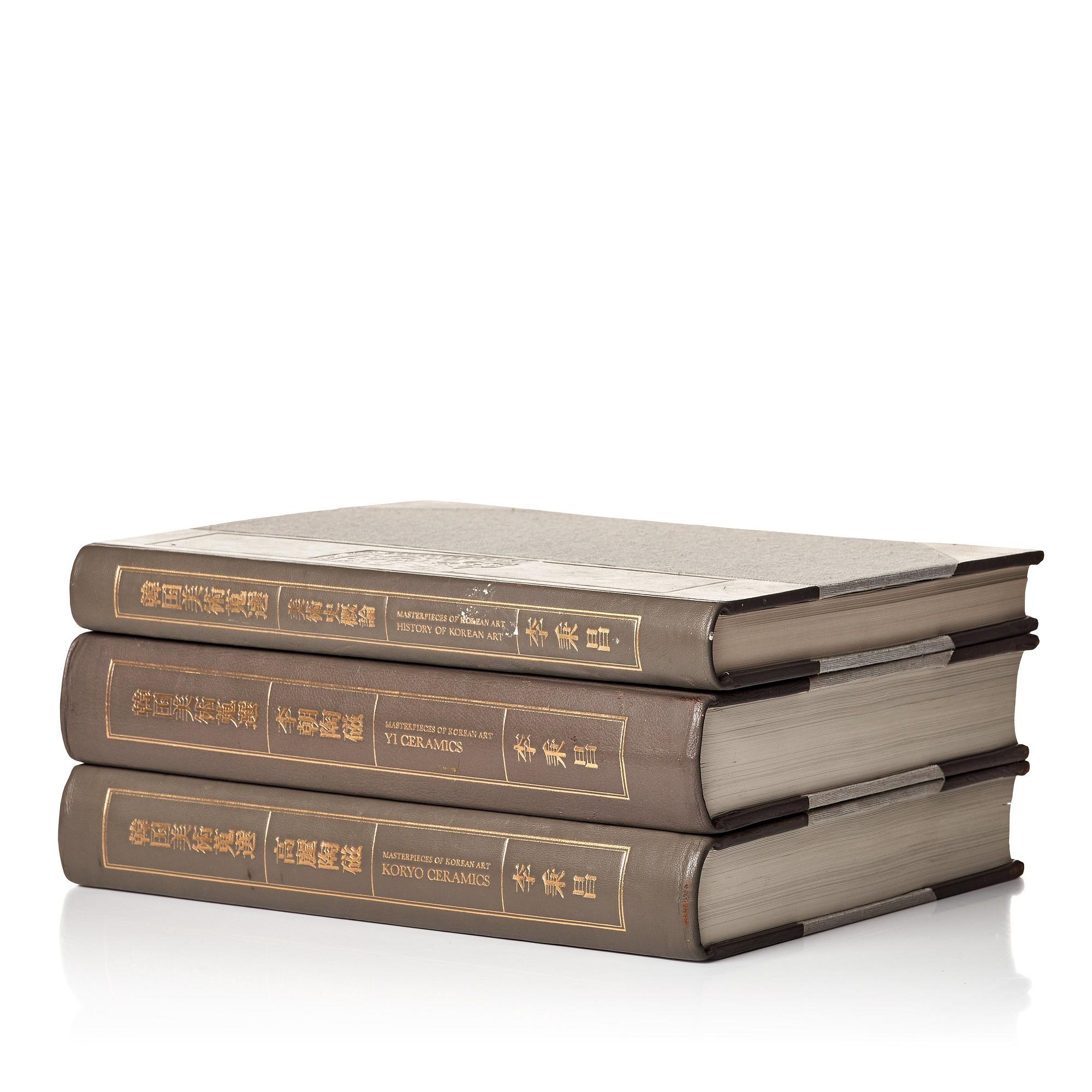 Masterpieces of Korean Art, three volumes, Byung-Chang Rhee. Tokyo: privatly published 1978.