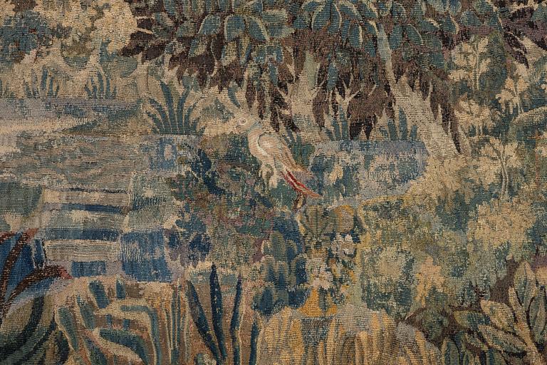 A flemish 'verdur' tapestry, c. 282 x 321 cm, 18 th century.