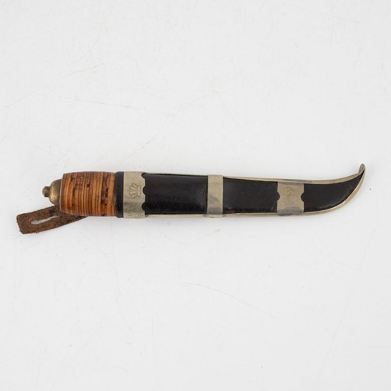 A 'tolle' knife, Norway, early 20th Century.