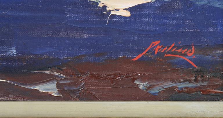 AXEL LIND, olja på duk, sign.