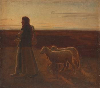 391. MICHAEL ANCHER, oilja på duk, signerad m.a och daterad -02.