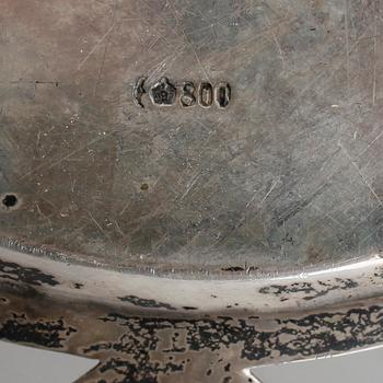 SKÅL, silver 800, Tyskland, 1900-talets första hälft. Vikt ca 406 gram.