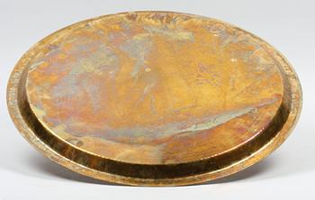 BRICKA, mässing, orientalisk, 1900-tal.