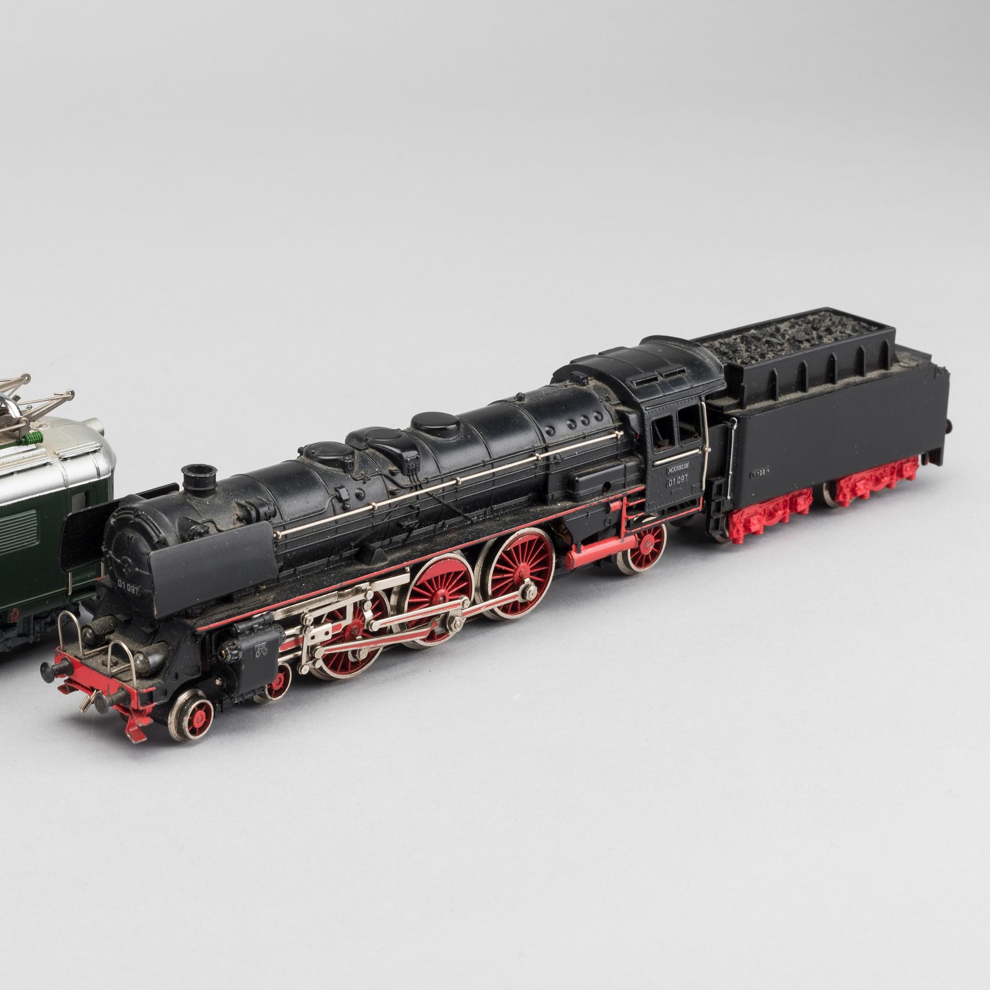 MÄRKLIN, samling lok och vagnar, 1900-talets andra hälft.
