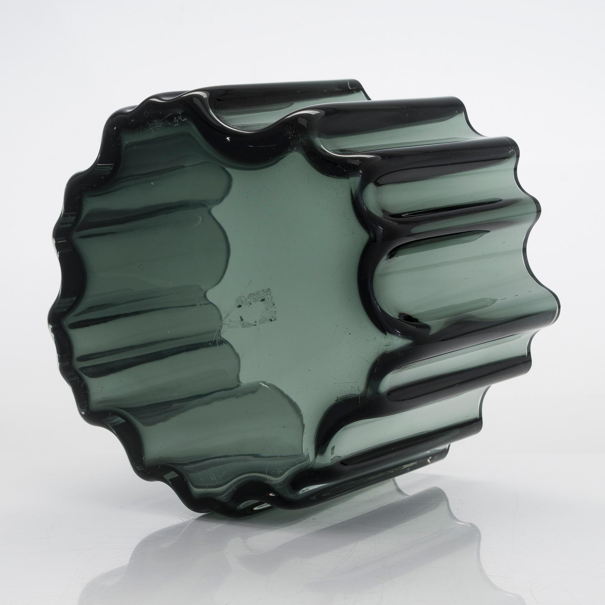 Tapio Wirkkala, vas, "Duo". Rosenthal, Studio-Line, Ambergin.