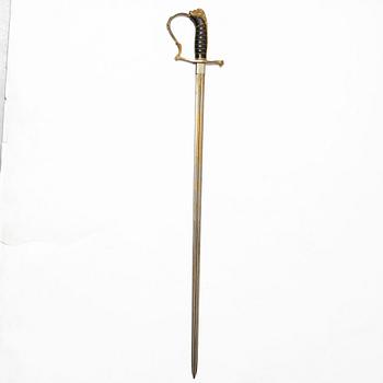 Värja, svensk m/1899 för infanteriofficer.