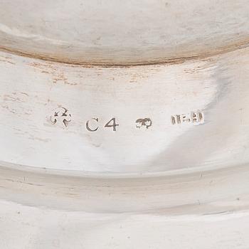 A Swedish parcel-gilt sauceboat, Johan Petter Hedman, Norrköping 1833.