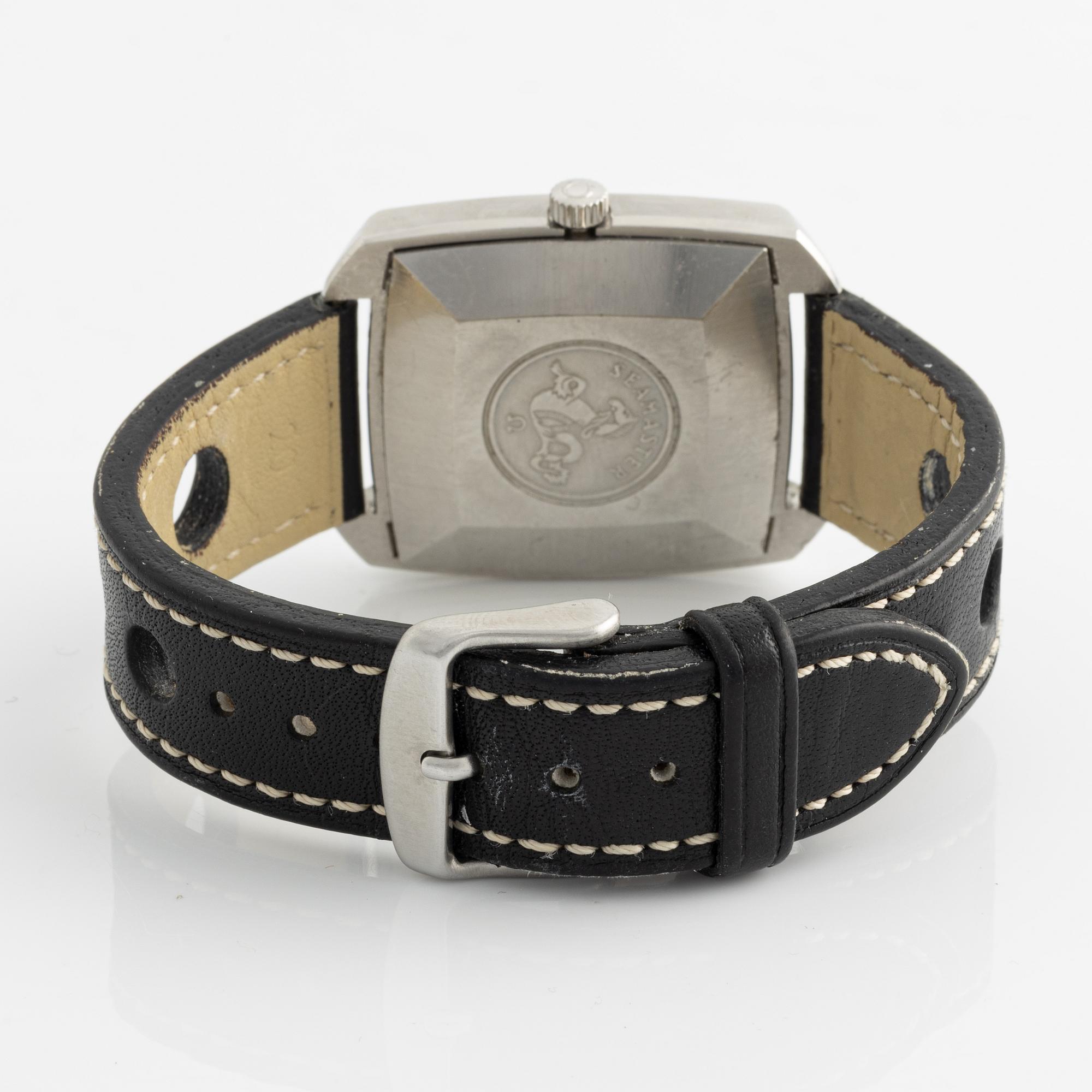 Omega, Seamaster "Compressor", armbandsur, 33.5 x 33.5 mm.