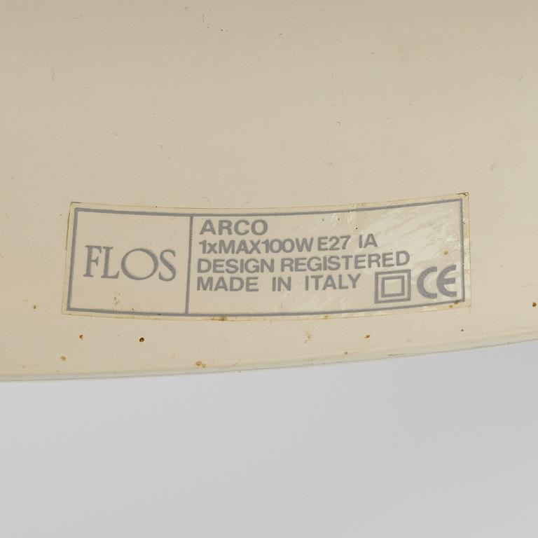 Floor lamp, "Arco", Achille and Pier Castiglioni, Flos, Italy, anniversary edition, 2002.