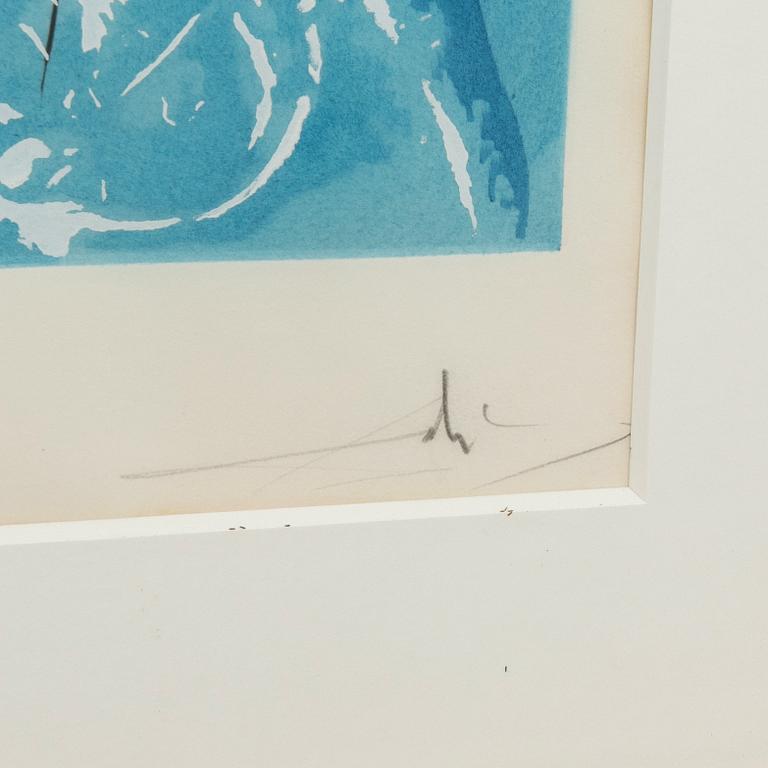 Salvador Dalí, "Sankta Lucia (Le triomphe de la lumière)",  1974.