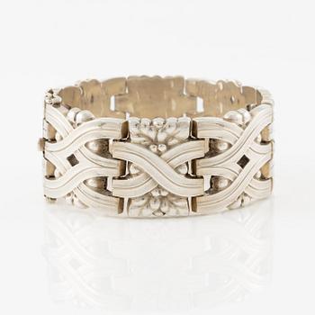Harald Nielsen, a bracelet, silver, Georg Jensen 1933-1944.