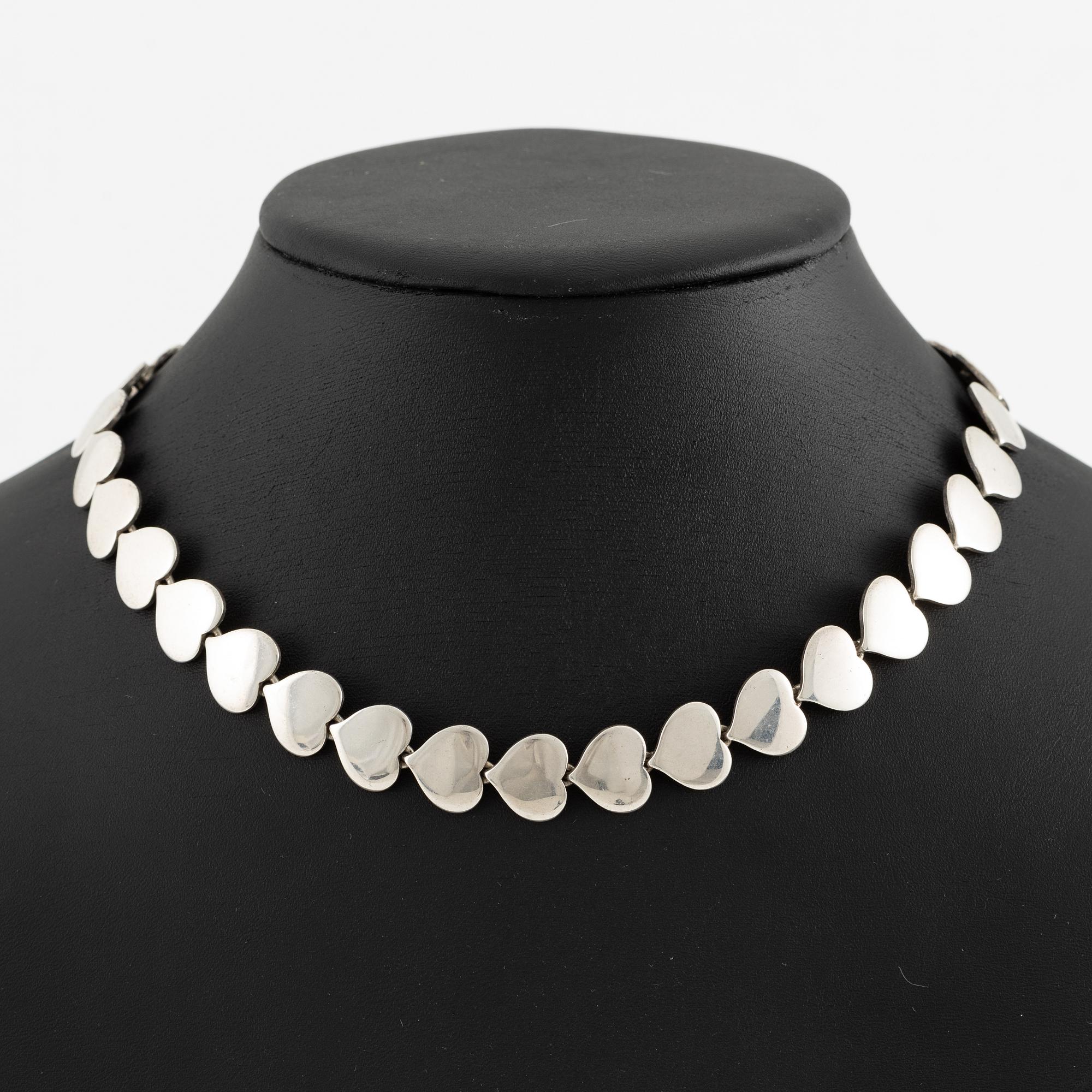 Hans Hansen, collier, silver, Danmark.