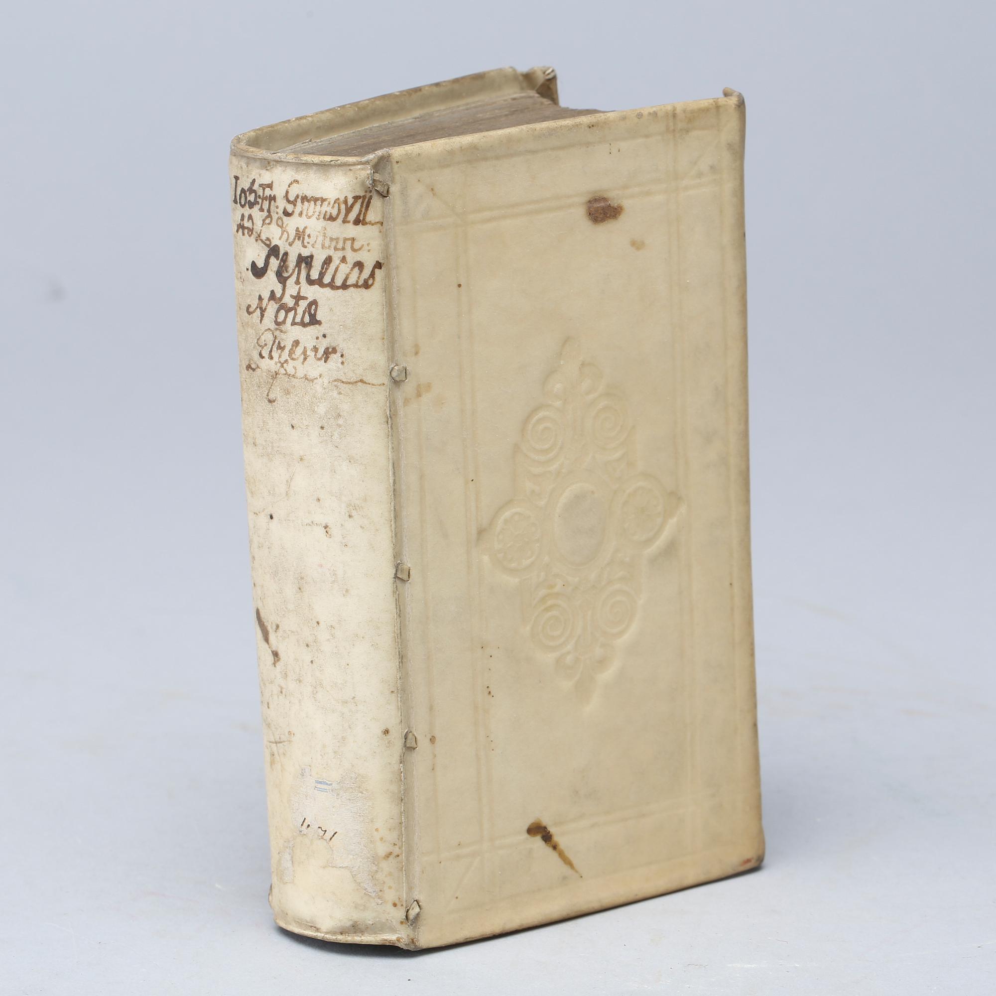 Johann Friedrich Gronovius. Ad L. & M. Annaeos Senecas Notae.Lvgd. Batav. : Ex Officina Elseviriana, 1649.